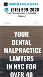 Mobile Screenshot of dentalmallawyer.com