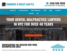 Tablet Screenshot of dentalmallawyer.com